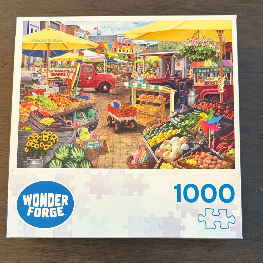 Colorful Market Scene Puzzle